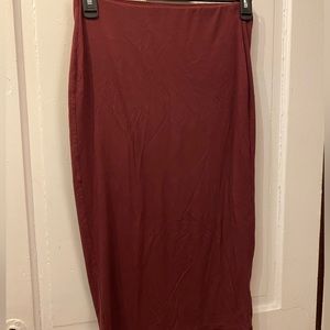 Burgundy Old Navy Pencil Skirt (Med)